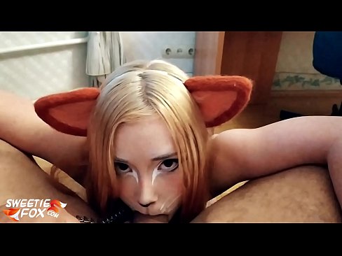 ❤️ Kitsune schluckt Schwanz und Sperma in ihrem Mund ️ Fuck video bei de.porngifmag.ru ﹏